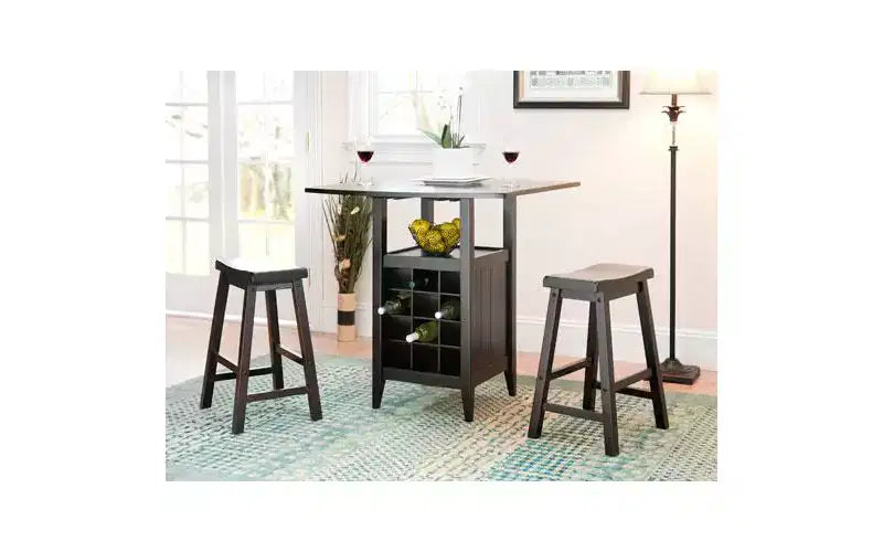 Casey 3 Piece Drop Leaf Pub Set - AMH8504 - Safavieh Couture
