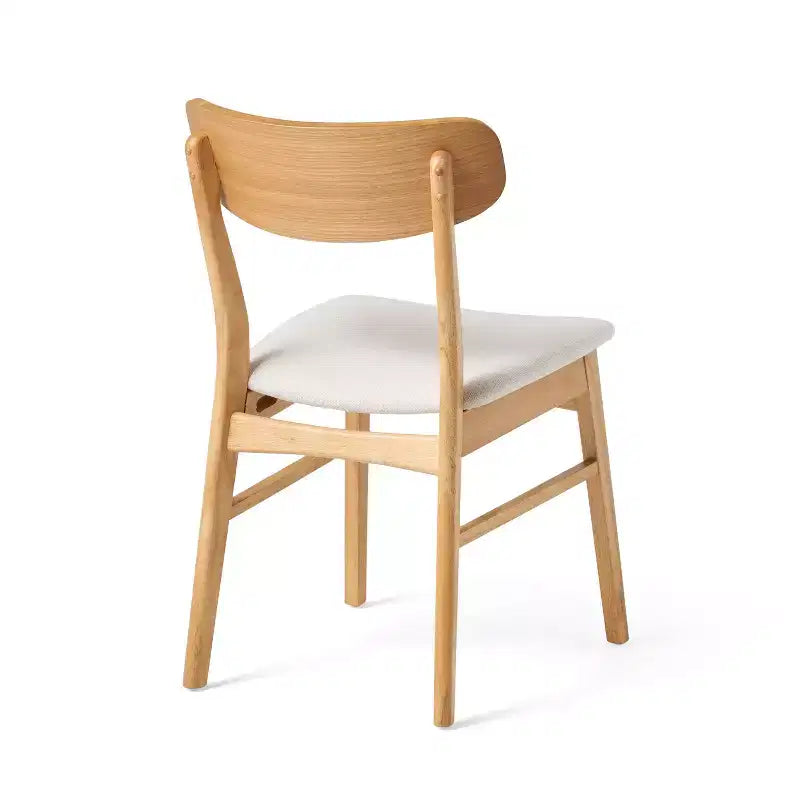 GDFStudio Balfern 5 Pieces Mid Century Modern Upholstered Wood Dining Set