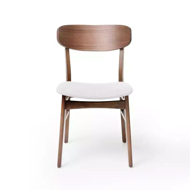 GDFStudio Balfern 5 Pieces Mid Century Modern Upholstered Wood Dining Set