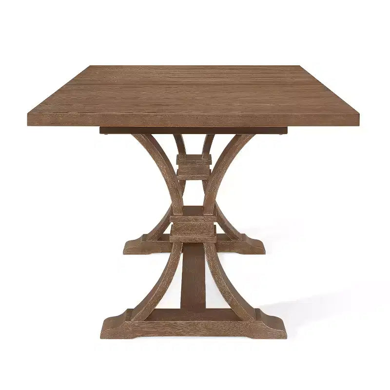 Christopher Knight Home Covey 7 Pieces Contemporary Upholstered Wood Expandable Dining Set