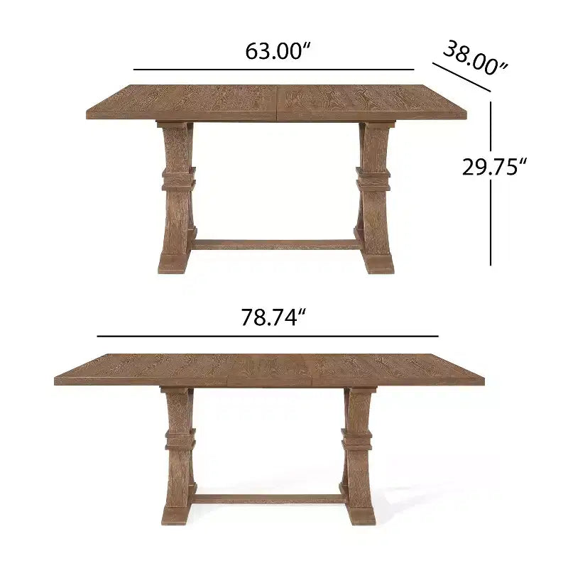 Christopher Knight Home Covey 7 Pieces Contemporary Upholstered Wood Expandable Dining Set
