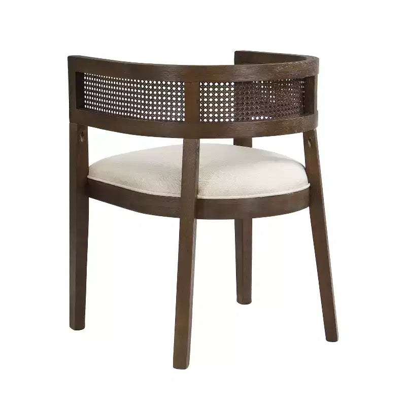 Christopher Knight Home Lythor 7 Piece Cane and Rubberwood Upholstered Dining Set