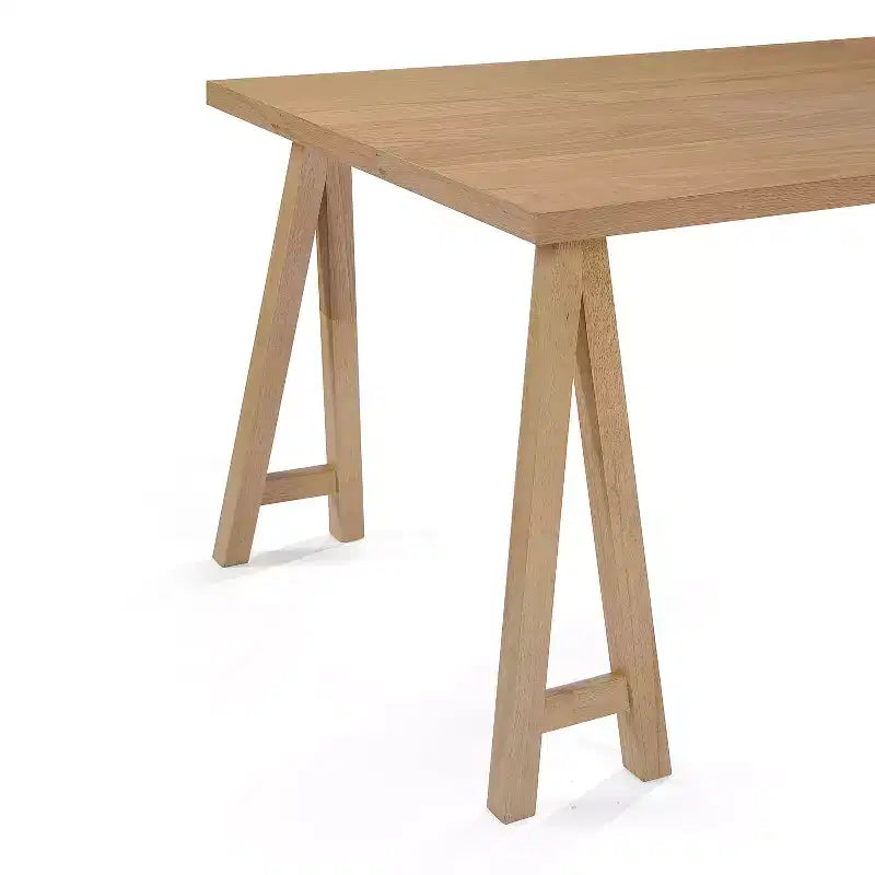 GDFStudio Alexis Mid Century Modern 7 Piece Fabric and Upholstered Rubberwood Dining Set