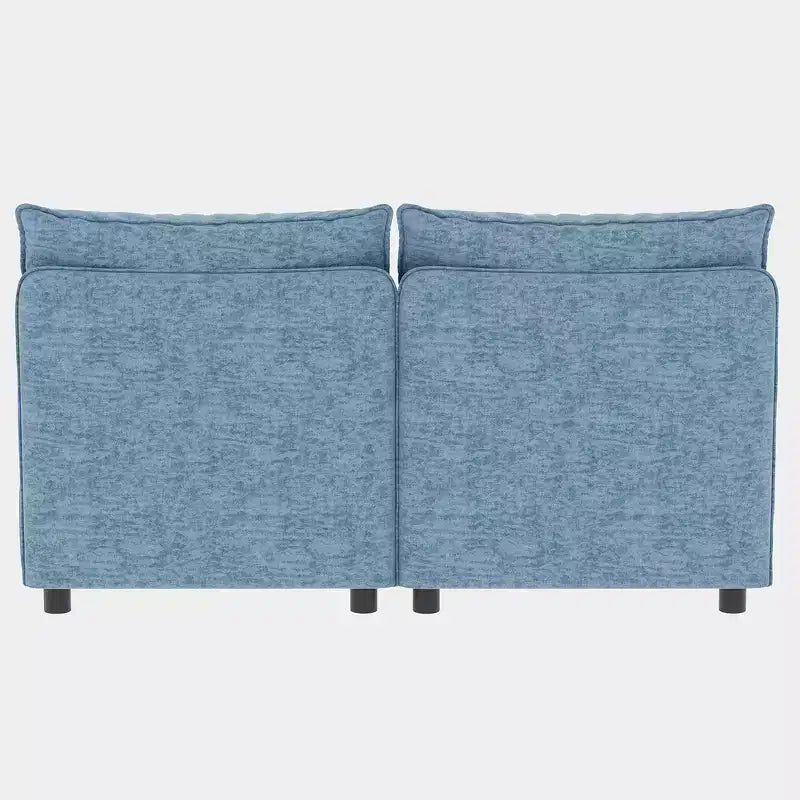Christopher Knight Home Penny Versatile 68 Modular Storage Loveseat with Two Ottomans