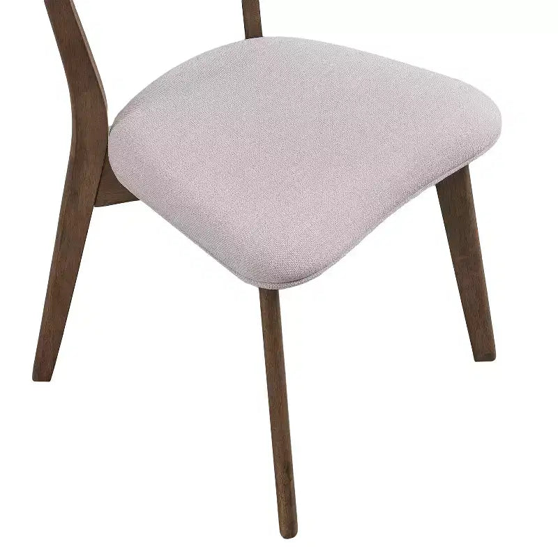 Christopher Knight Home Walton 7 Pieces Mid-Century Modern Rubberwood Upholstered Dining Set