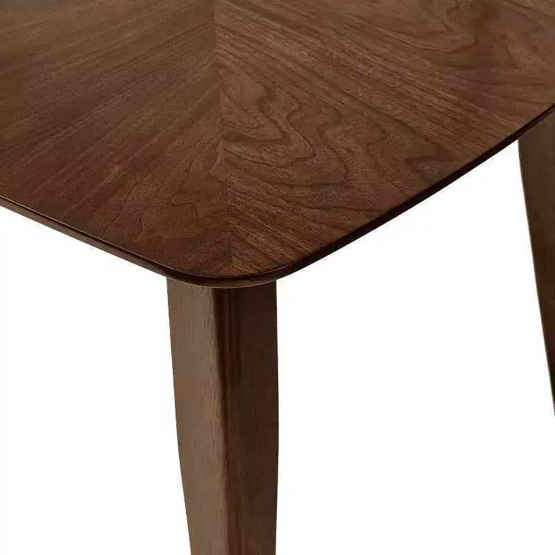 Christopher Knight Home Walton 7 Pieces Mid-Century Modern Rubberwood Upholstered Dining Set