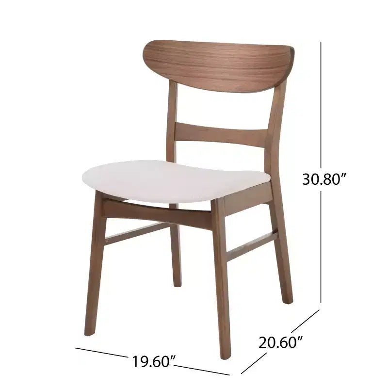 Christopher Knight Home Bryner Mid Century Modern Fabric Upholstered Wood 5 Piece Dining Set