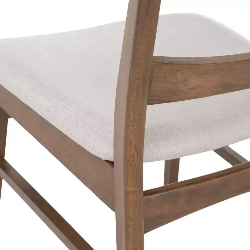 Christopher Knight Home Bryner Mid Century Modern Fabric Upholstered Wood 5 Piece Dining Set