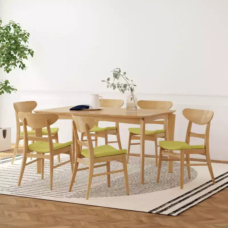 Christopher Knight Home Amesbury Wood and Fabric 7 Piece Dining Set