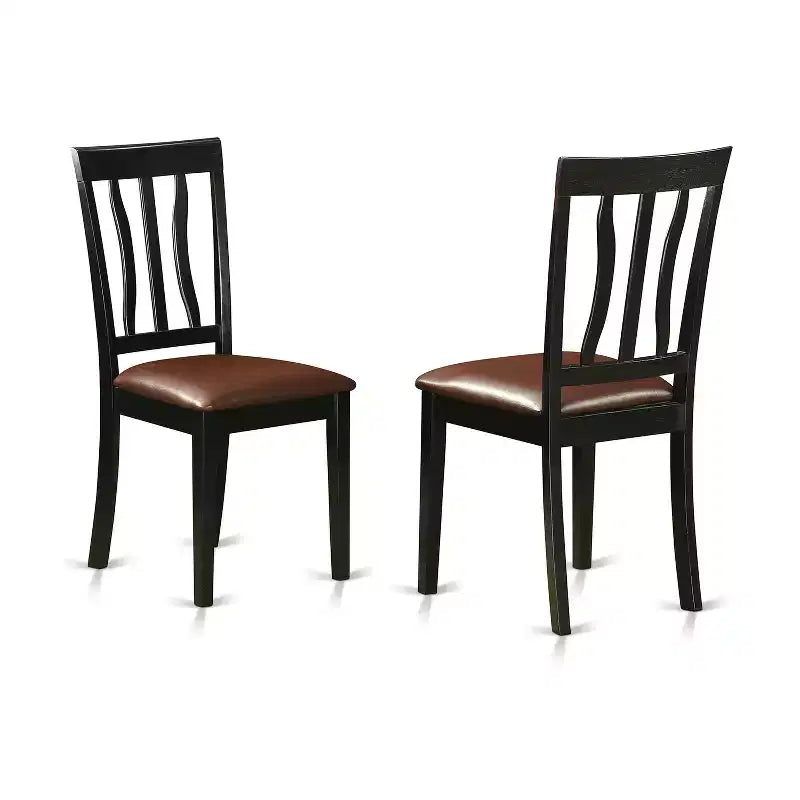 HomeStock Oval Kitchen Dining Table Set with 6 Chairs Modern Style