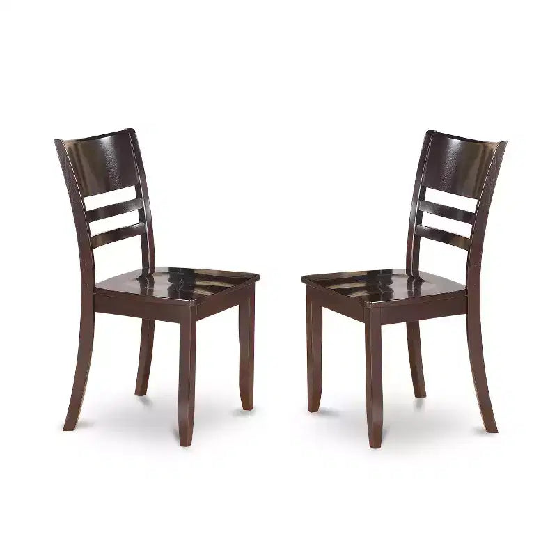 HomeStock Rectangle Kitchen Table And Chairs Dining Set Cappuccino