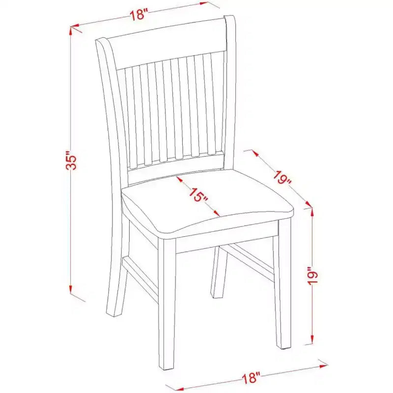 HomeStock Small Kitchen Table Set -Square Table And Kitchen Dining Chairs