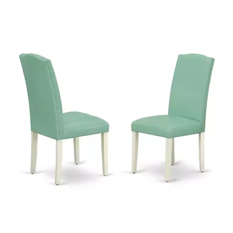 HomeStock Round Kitchen Table & Chairs Dinette Set Mid-Century Style