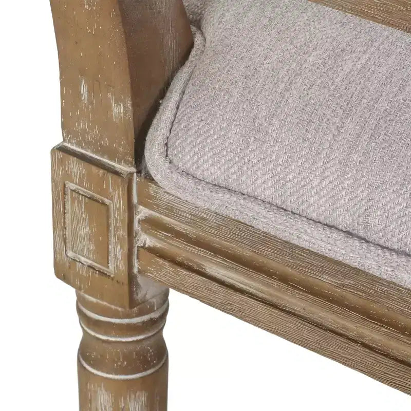 Christopher Knight Home Regan 7 Piece French Country Fabric Upholstered Wood and Cane Expandable Dining Set