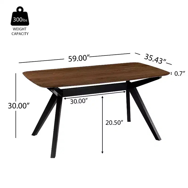 Christopher Knight Home Lareyna 7 Piece Mid-Century Modern Rubberwood Upholstered Dining Set
