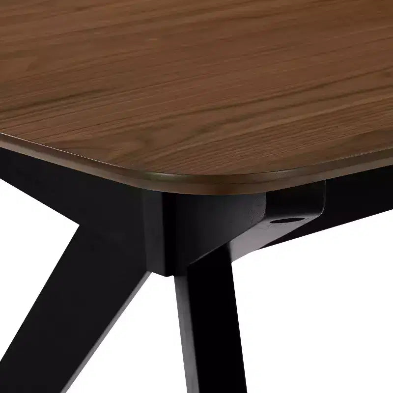 Christopher Knight Home Lareyna 7 Piece Mid-Century Modern Rubberwood Upholstered Dining Set