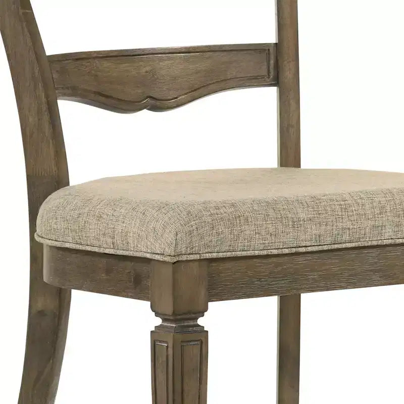 Christopher Knight Home Jimmy Vintage 47 Wood 5 Piece Round Dining Table Set with 4 Upholstered Chairs