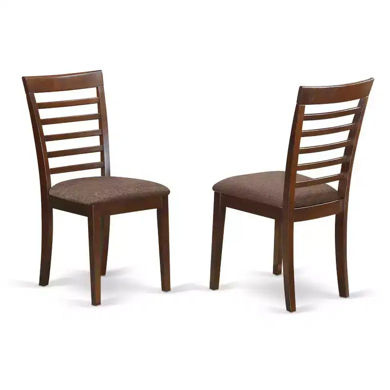 Round Kitchen Table Set with 4 Chairs - Modern Dinette Table & Wood Dining Set