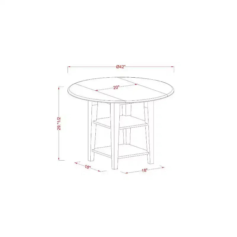 Antique Dinette Set 5 Piece Table & Chairs Linen White Faux Leather Seats Home Kitchen Furniture