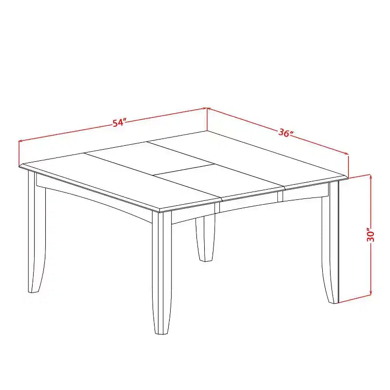 HomeStock 9-Piece Square Black & Cherry Finish Solid Wood Top Dining Table with 8-Chairs