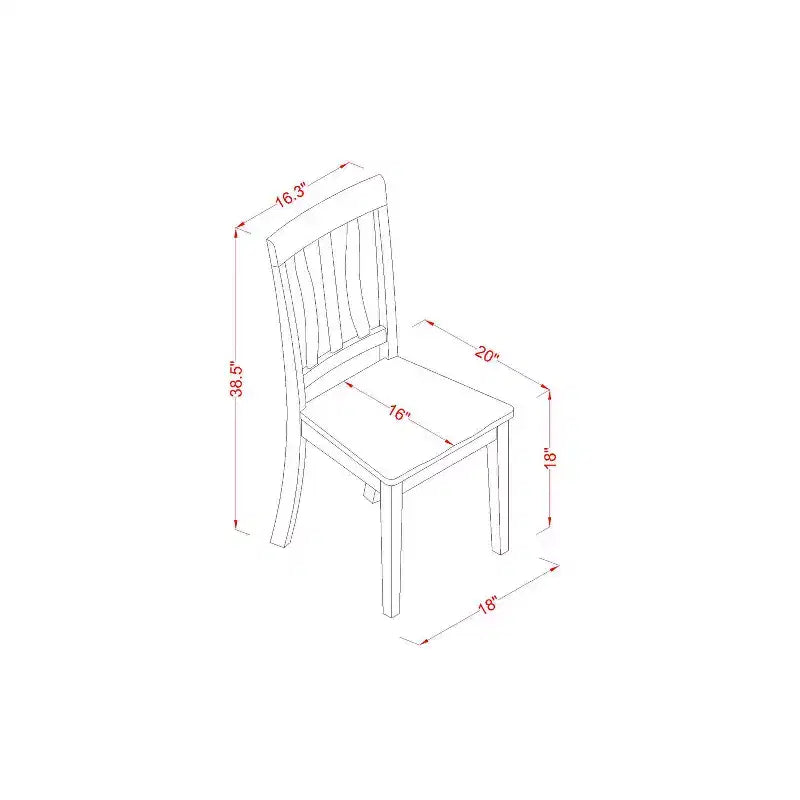Urban Dining Set - Table & Chairs for Kitchen or Dining Room - Modern Furniture