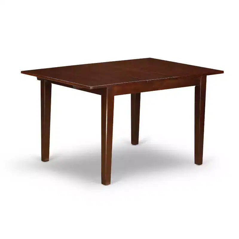 Rectangle Dining Table Set - 3Pc Cottage Kitchen Table with Butterfly Leaf & 2 Chairs