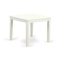 Dinette Set 3 Piece - Table & 2 Dining Chairs - Linen White Finish