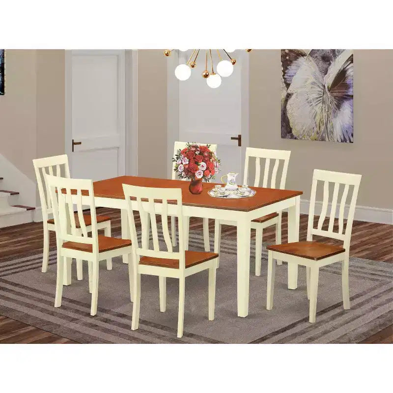 Asian Dining Set - Table & Chairs