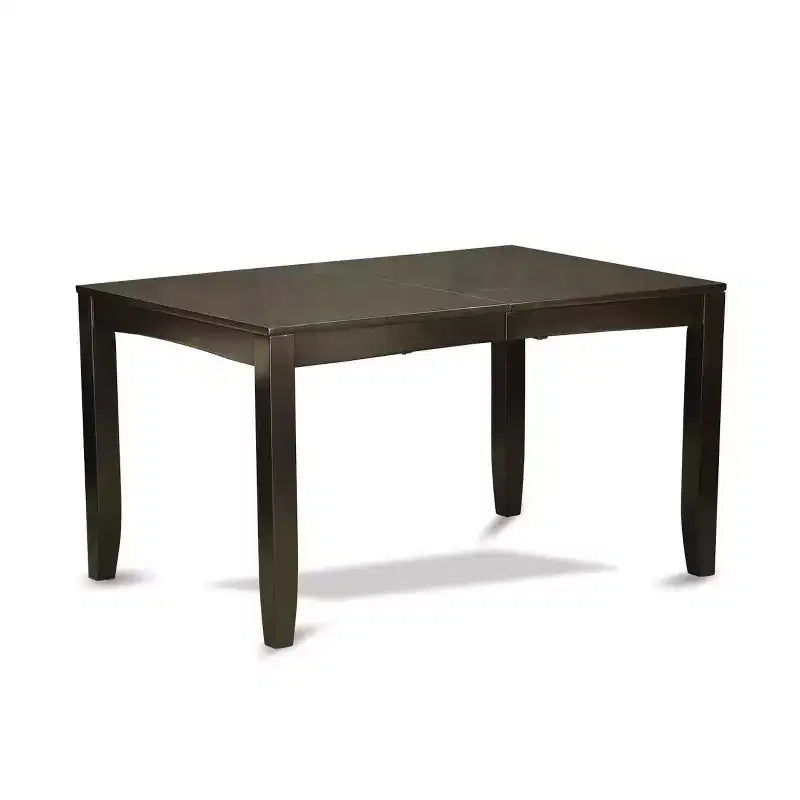 Vintage Dining Set - 7 Piece Table & Chair Set - Rectangle Table with Butterfly Leaf - Cappuccino Finish