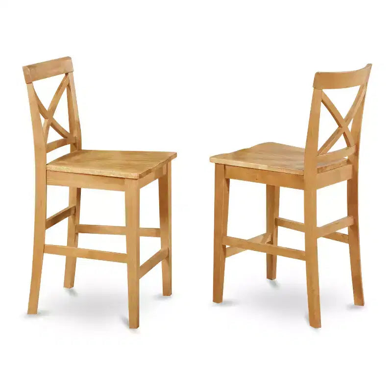 Antique Height Table Set - Gathering Table & Chairs - Solid Wood Dining Set