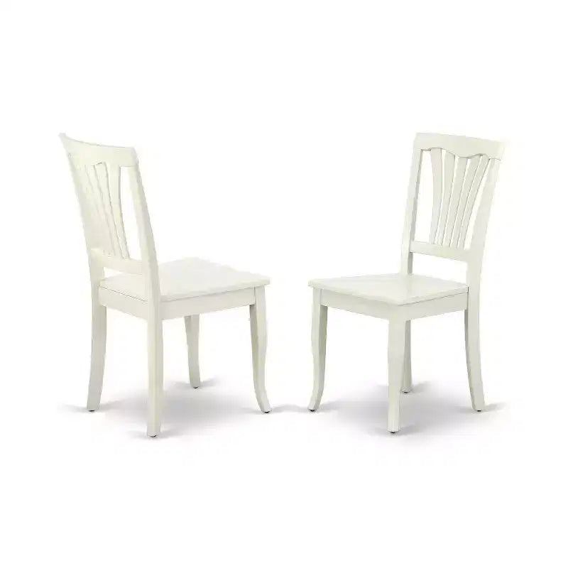 Round Dining Table Set for 4 - 3 Piece Table & Chair Set - 42 Inch Small Space Dining Room Furniture