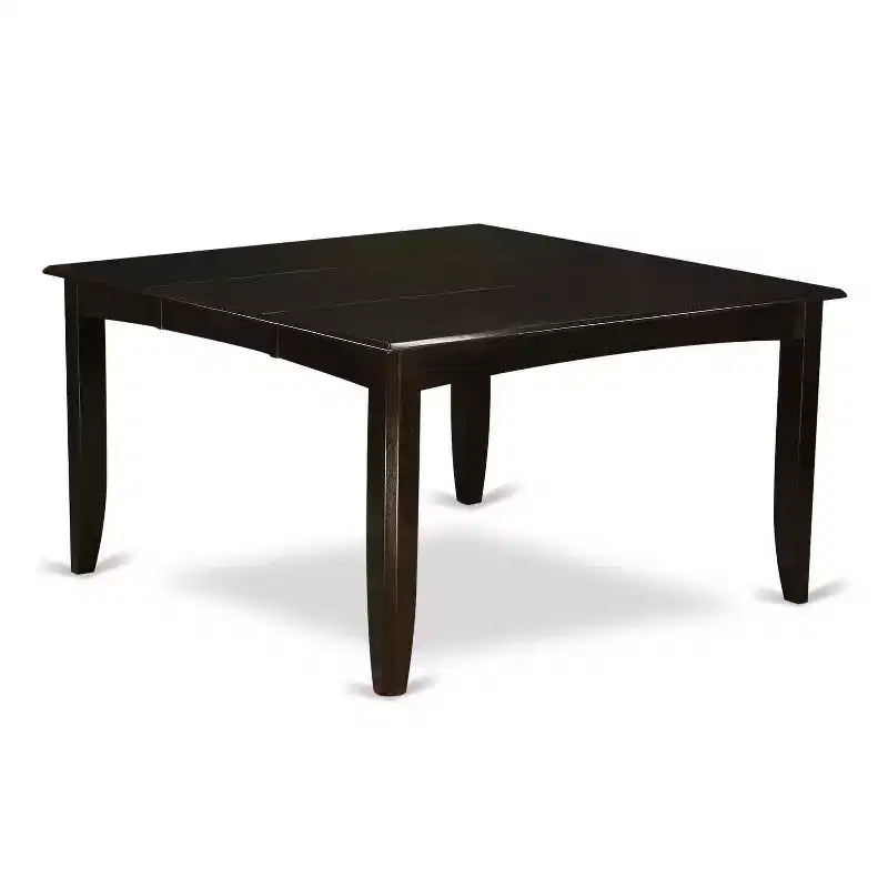 HomeStock 9-Piece Square Cappuccino Finish Solid Wood Top Dining Table with 8-Chairs