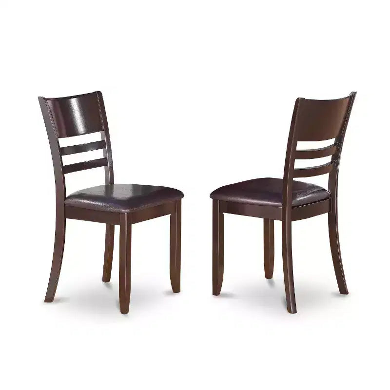 Gothic Dining Set - Table & Chairs - Grandeur Rectangle Table with Leaf - Elegant Dining Room Furniture