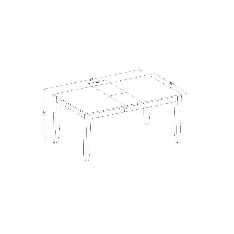 Gothic Dining Set - Table & Chairs - Grandeur Rectangle Table with Leaf - Elegant Dining Room Furniture