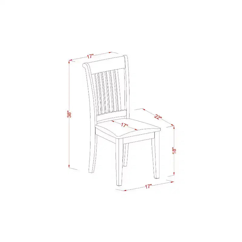 Boho Dining Set - 3 Piece Kitchen Table & Chairs - Square Table, Linen Upholstered Chairs, Oak Finish