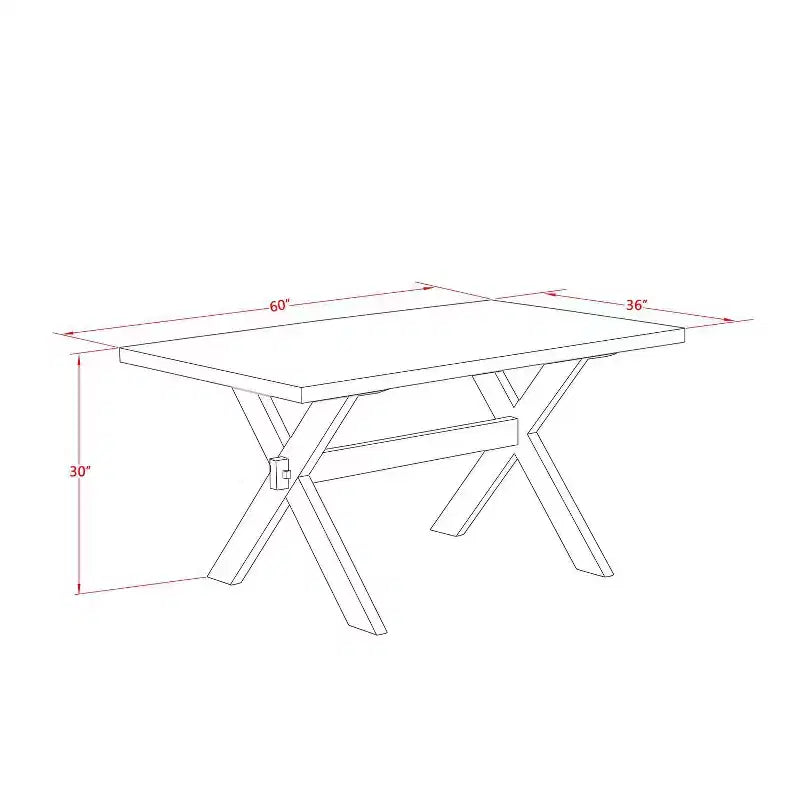 HomeStock 6-Piece Rectangle Wire Brushed Linen White Finish Solid Wood Top Dining Table with 1-Bench, 4-Chairs