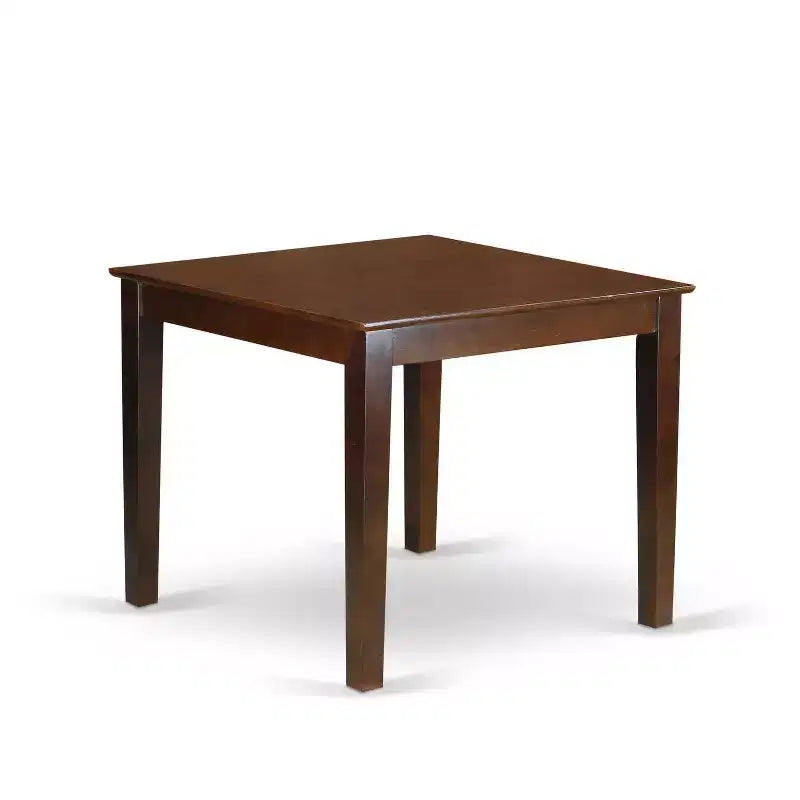 Medieval Dining Set 3Pc Square Table & Chairs - 36 Inch Wood Table Set for Classic Home Decor