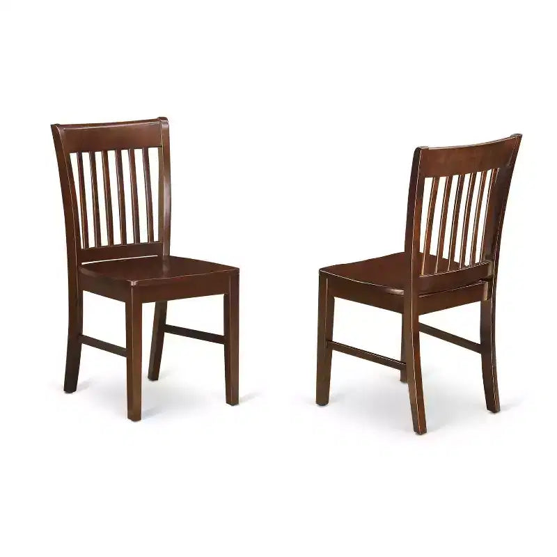 Dining Room Table Set - 7 Piece Wood Table & Chair Set - Classic Design