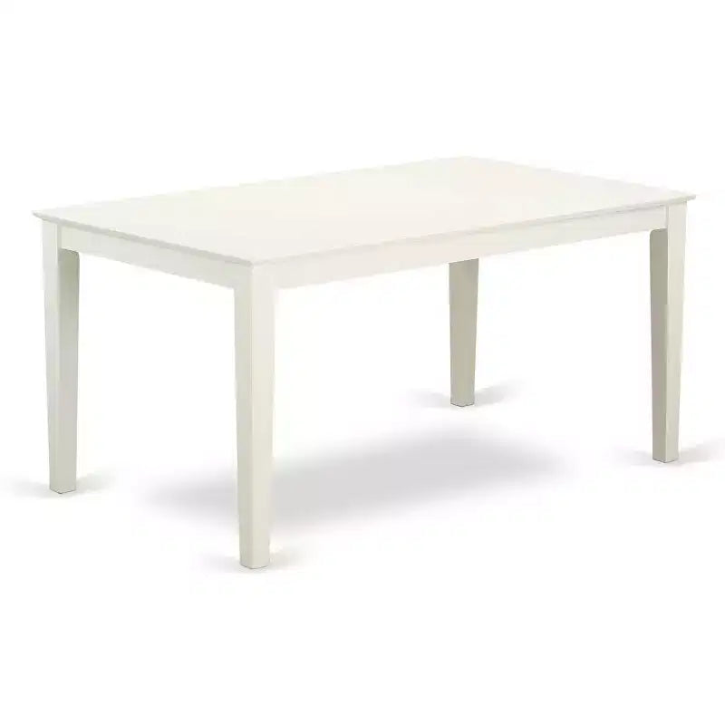 Rectangular Dining Set 5 Piece - 60 Inch Table & 4 Chairs - Modern Farmhouse Style
