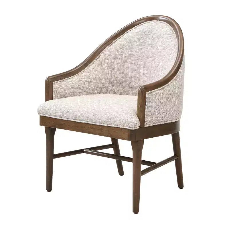 Christopher Knight Home Thiago Modern 7 Piece Rubberwood Dining Set with Curved Backrest and Oval Table