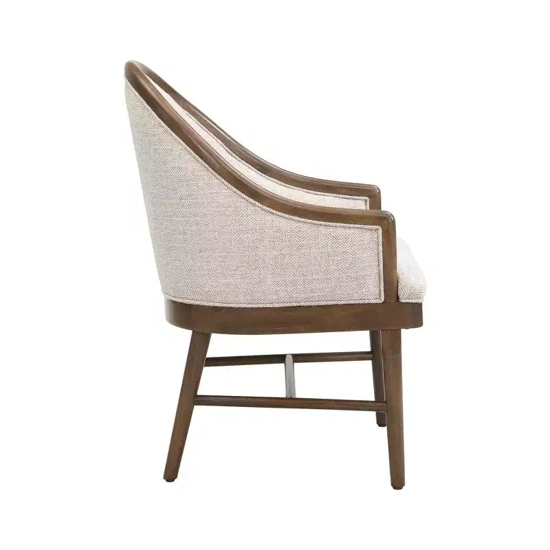 Christopher Knight Home Thiago Modern 7 Piece Rubberwood Dining Set with Curved Backrest and Oval Table