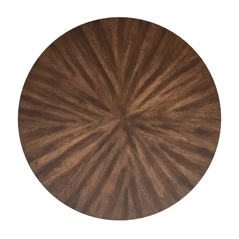 Norfolk Walnut Finish Round 5-Piece Dining Set - INSPIRE Q