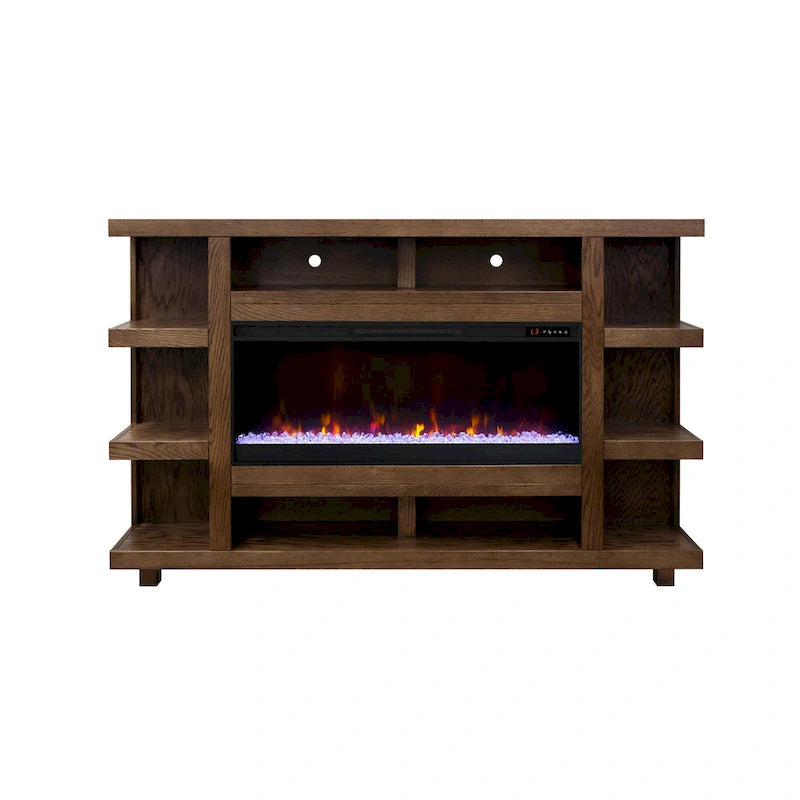 Cheminée avec manteau de 72 pouces, assemblage minimal