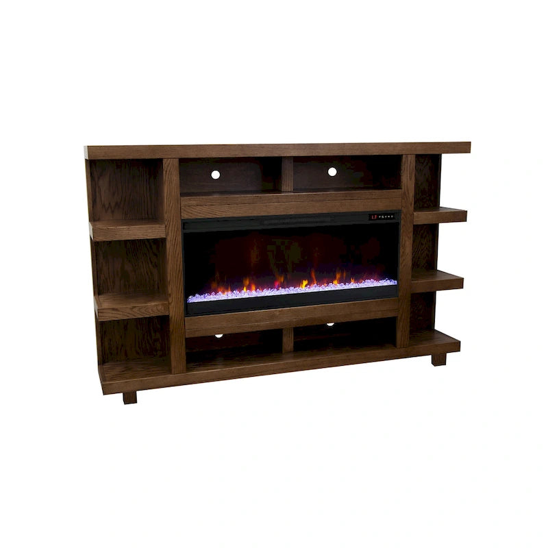 Cheminée avec manteau de 72 pouces, assemblage minimal