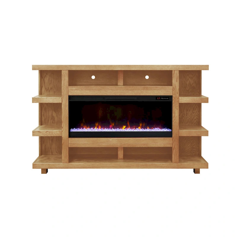 Cheminée avec manteau de 72 pouces, assemblage minimal