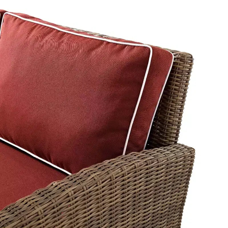 Bradenton 4pc Outdoor Wicker Conversation Set - Crosley