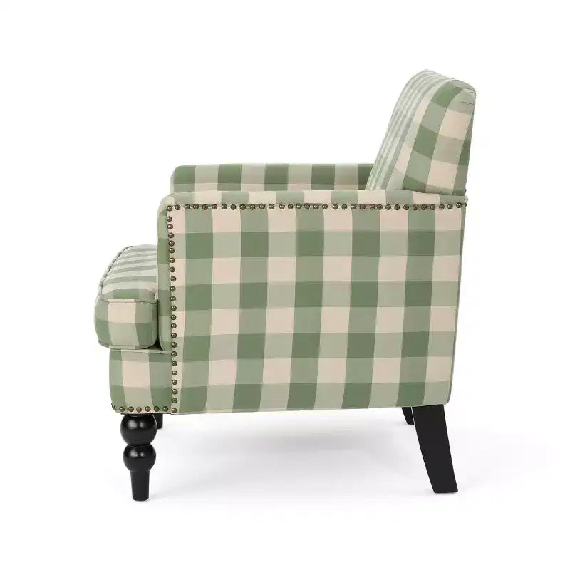 Christopher Knight Home Harrison Contemporary Fabric Upholstered Club Chair with Nailhead Trim