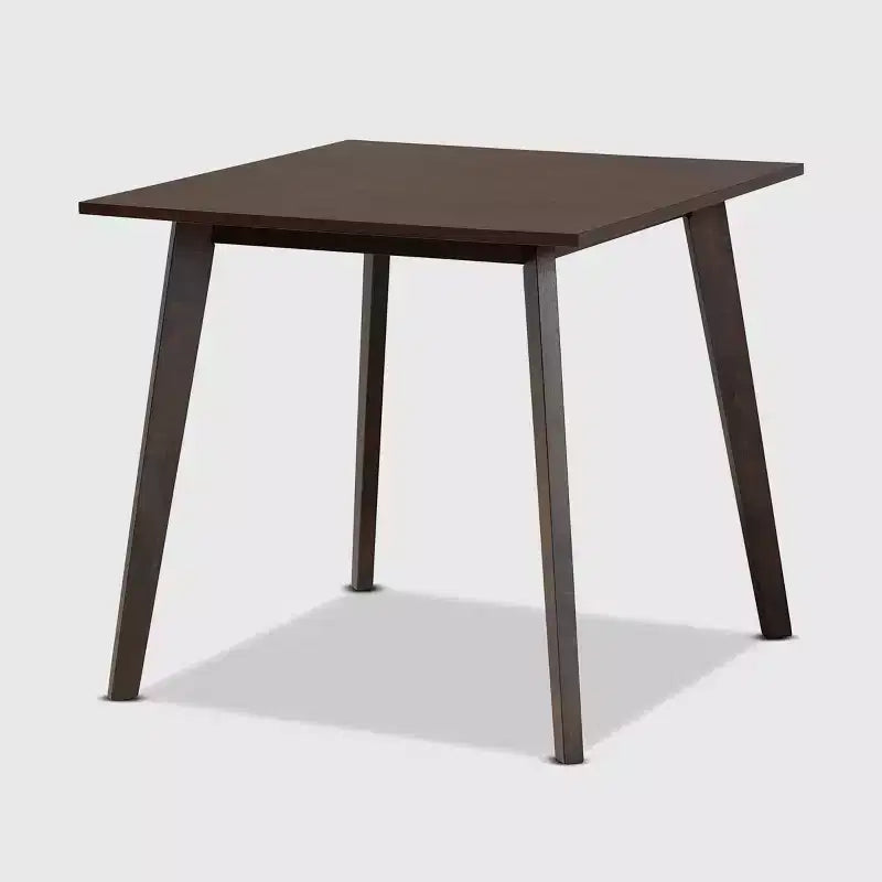 5pc Britte Fabric Upholstered Wood Dining Set - Baxton Studio
