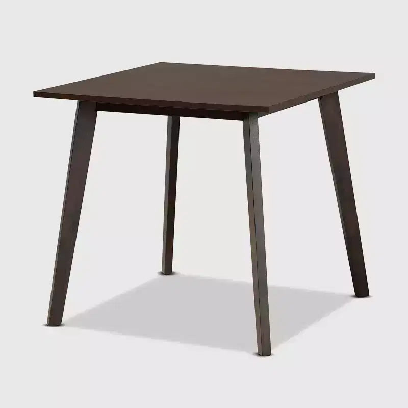 5pc Britte Fabric Upholstered Wood Dining Set - Baxton Studio