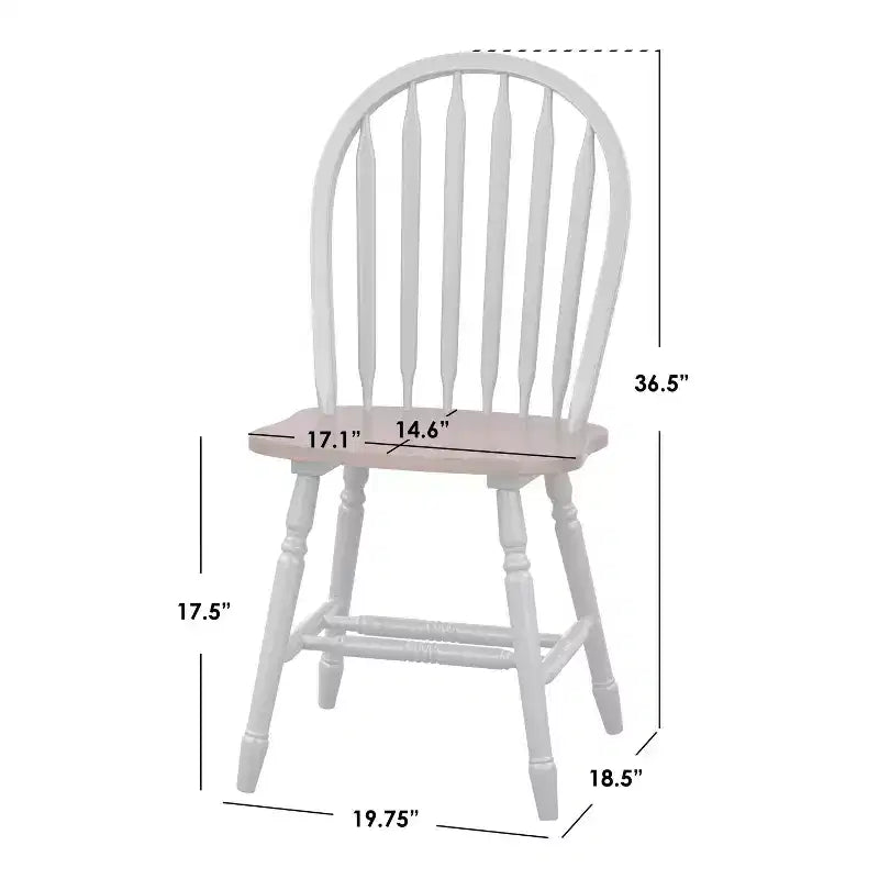 5pc Double Drop Leaf Dining Set Wood - Buylateral